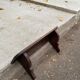 19th century solid wood wall shelf