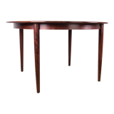 Danish extendable dining table in Rio Rosewood model 55 by Arne Vodder for Sibast 1958.