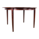 Danish extendable dining table in Rio Rosewood model 55 by Arne Vodder for Sibast 1958.
