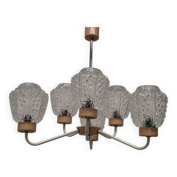 Mid-century Chandelier by Jilové u Děčína, 1970's.
