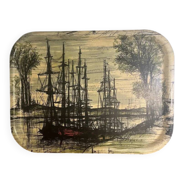Plateau vintage en fibre de verre