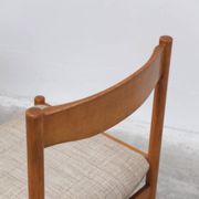 Set of 6 dining chairs in oak by Meubelatelier Vanda Watervliet, 1960s