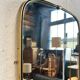 Vintage Mirror With Brass Gold Frame