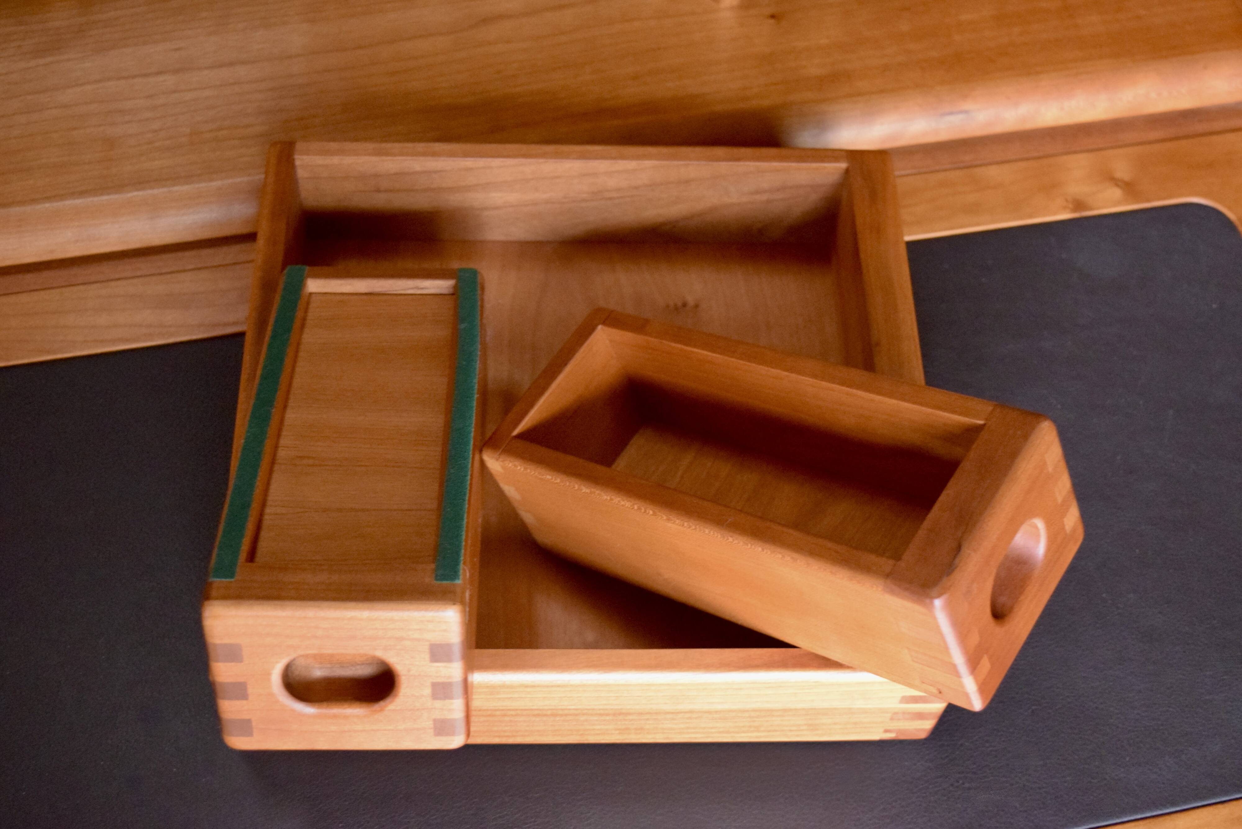 Dyrlund - vintage solid beech secretary - Denmark