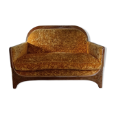 Canapé velours années 30