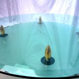 Table basse verre 2 niveaux