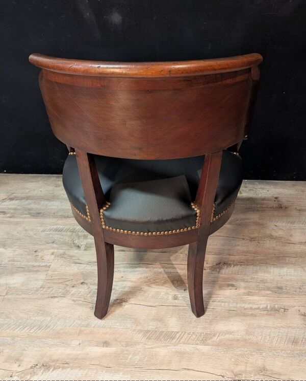 Fauteuil Empire en acajou