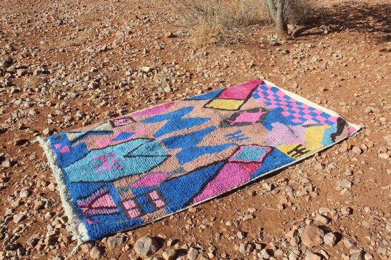 Handmade Moroccan rug 250cm x 150cm