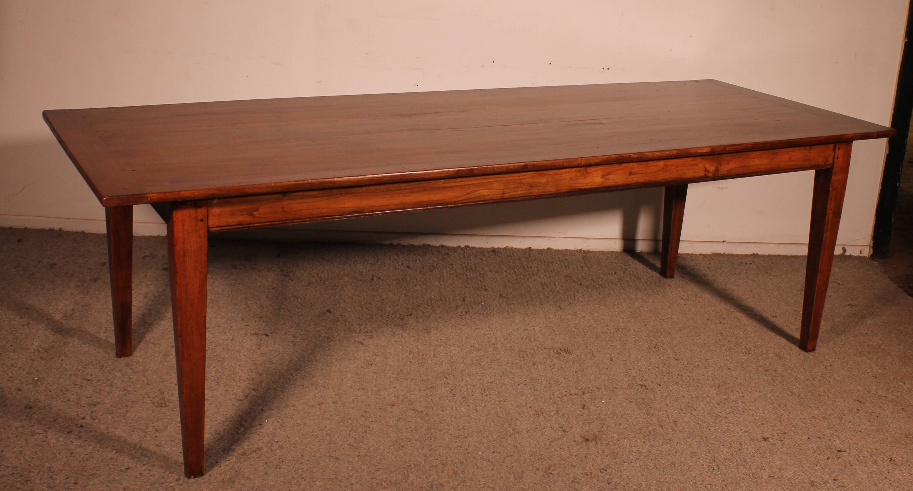 19th Century Oak Farmhouse Table