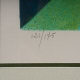 Lithograph camille hilaire bouquet of flowers 121 of 175 certificate