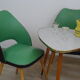 Set of 3 chairs barrel 1950