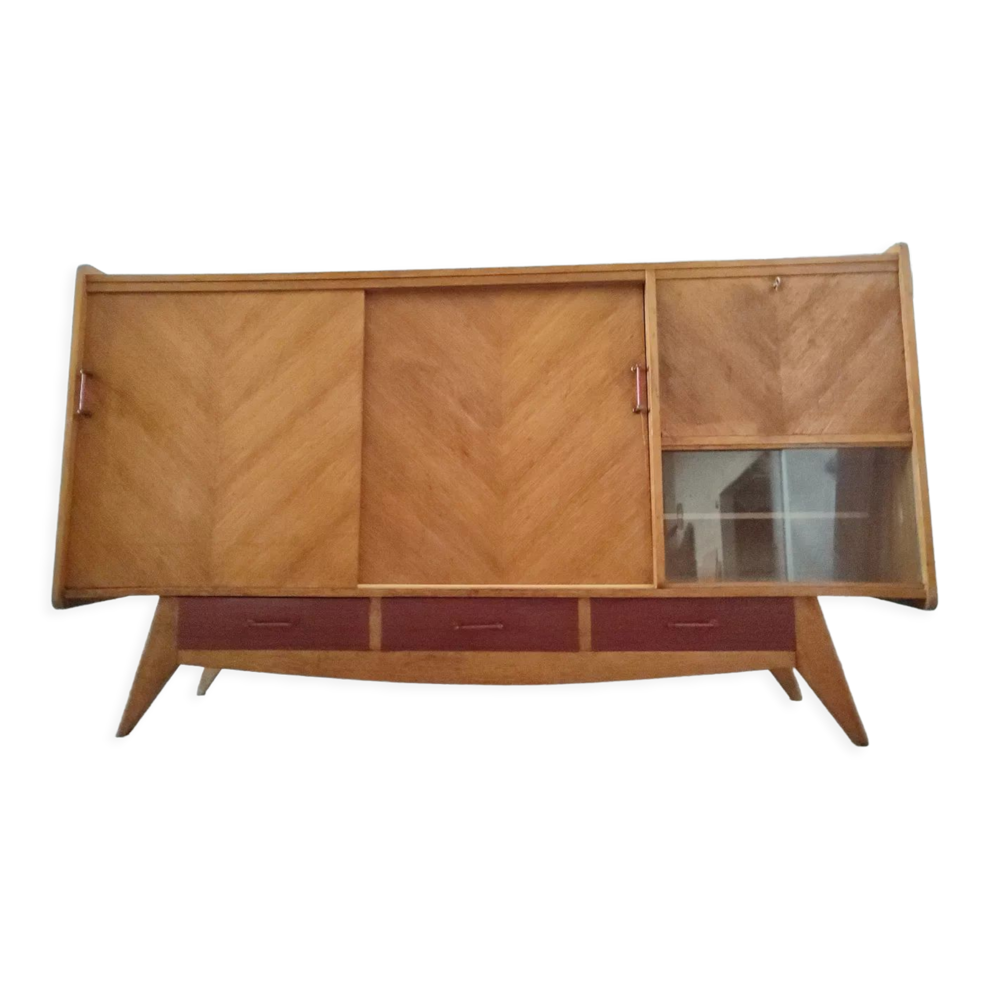 Enfilade buffet foot vintage compass