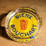 Vintage ashtray glass Beer Bouchart