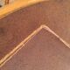 Mirror large rattan format form the 1960s flower 56cm