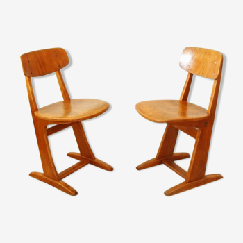 Set of chairs child vintage Casala