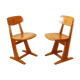 Ensemble de chaises enfant vintage Casala