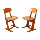 Ensemble de chaises enfant vintage Casala