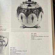 Art Deco punch bowl by Alfons Wilhelm Lötschert. Germany, early XXth