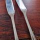 Christofle - Set of 2 fish knives, Rubans croisés model, in silver-plated metal