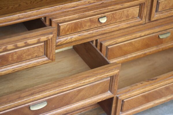 Superbe meuble de mercerie Enfilade, meuble de métier.