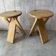 Pair of folding stools