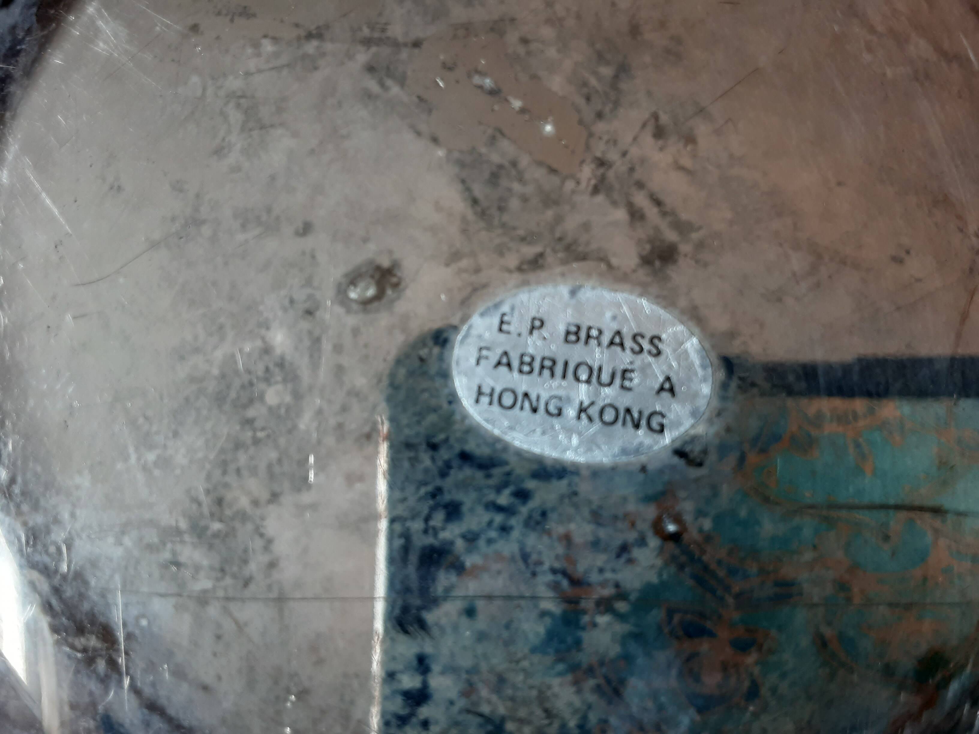 Original metal compartment dish