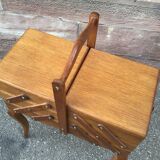 Vintage sewing basket