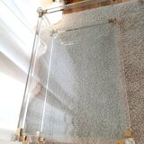 Table basse en Altuglass "Romeo" années 70/80s