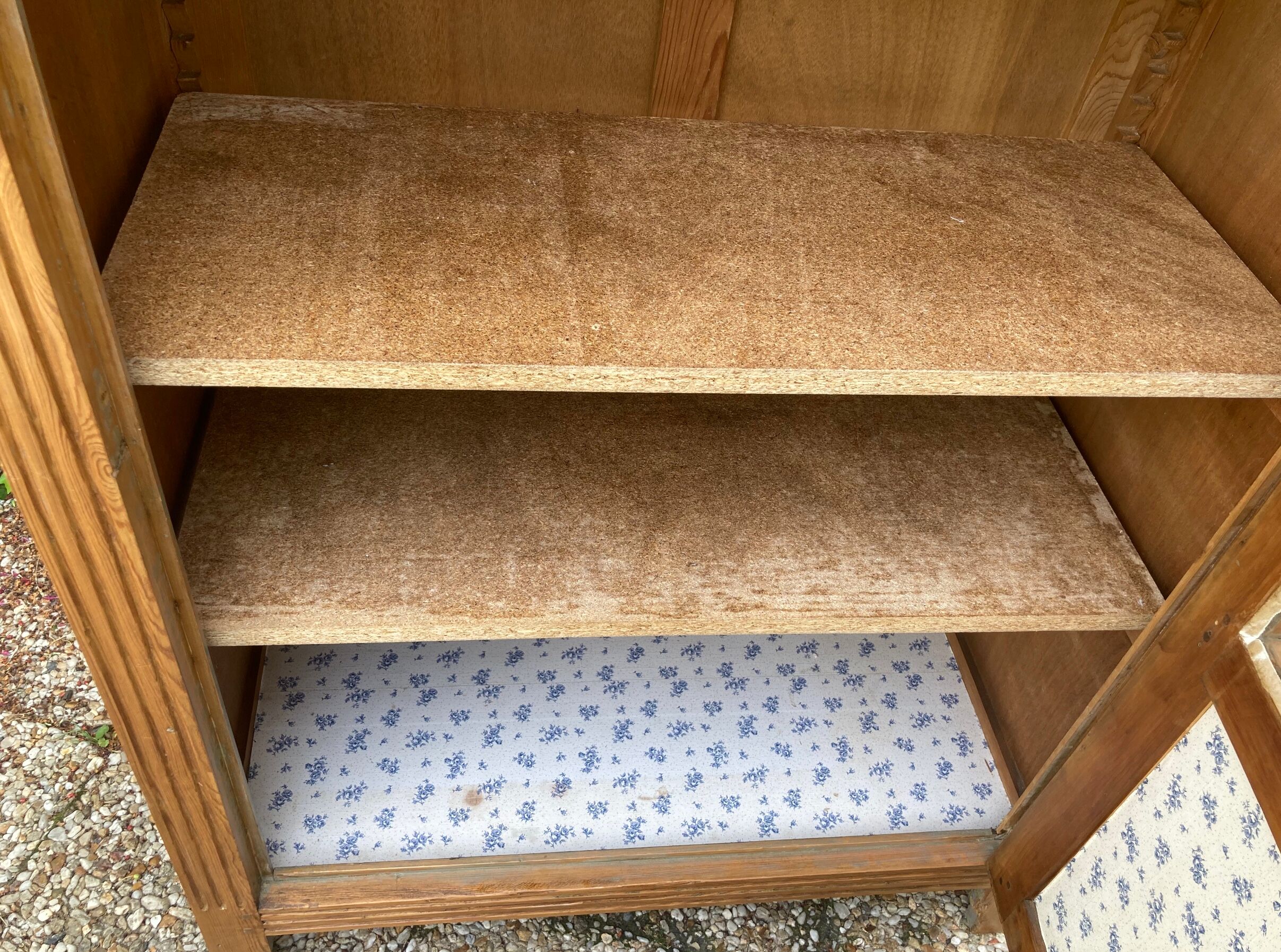 Vintage glazed Parisian wardrobe