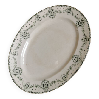 Oval dish Creil et Montereau, Brussels (small model)