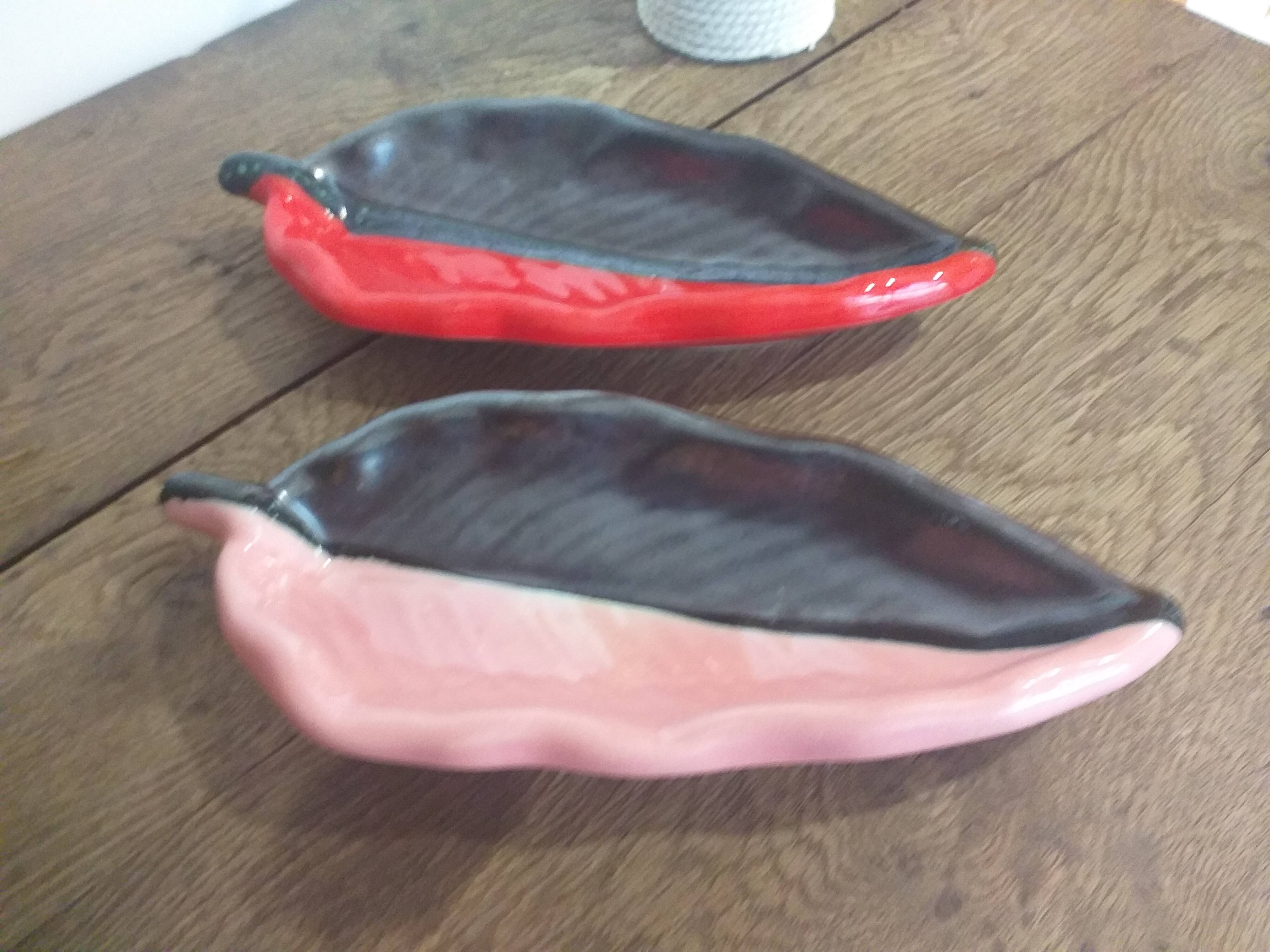 Vallauris porcelain cups