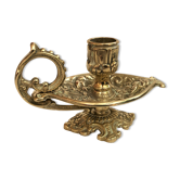 Bougeoir laiton doré style Napoléon III