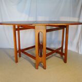 Scandinavian folding table in Jentic blond teak