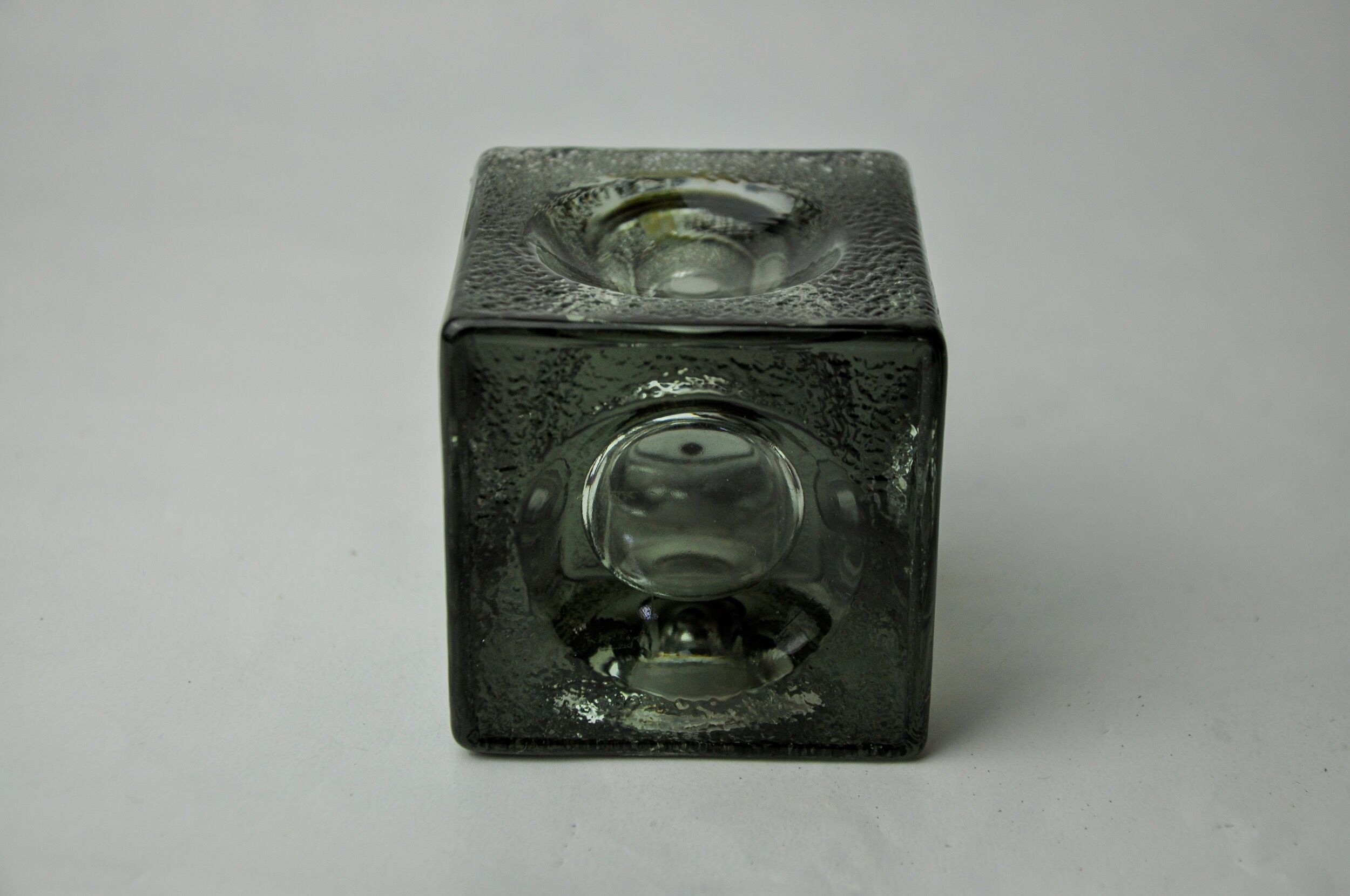 Black ice lighter by Antonio Imperatore, murano glass, Italy, 1970