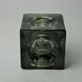Black ice lighter by Antonio Imperatore, murano glass, Italy, 1970