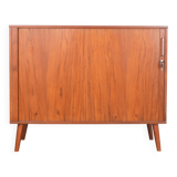 Mid-Century Danish Teak Tambour Doors Sideboard, 1960s.