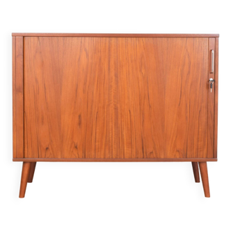 Mid-Century Danish Teak Tambour Doors Sideboard, 1960s.
