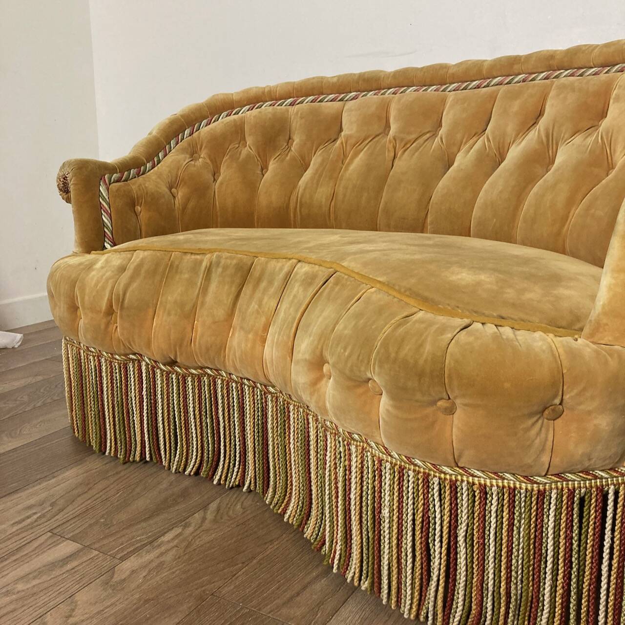 Golden yellow Toad sofa