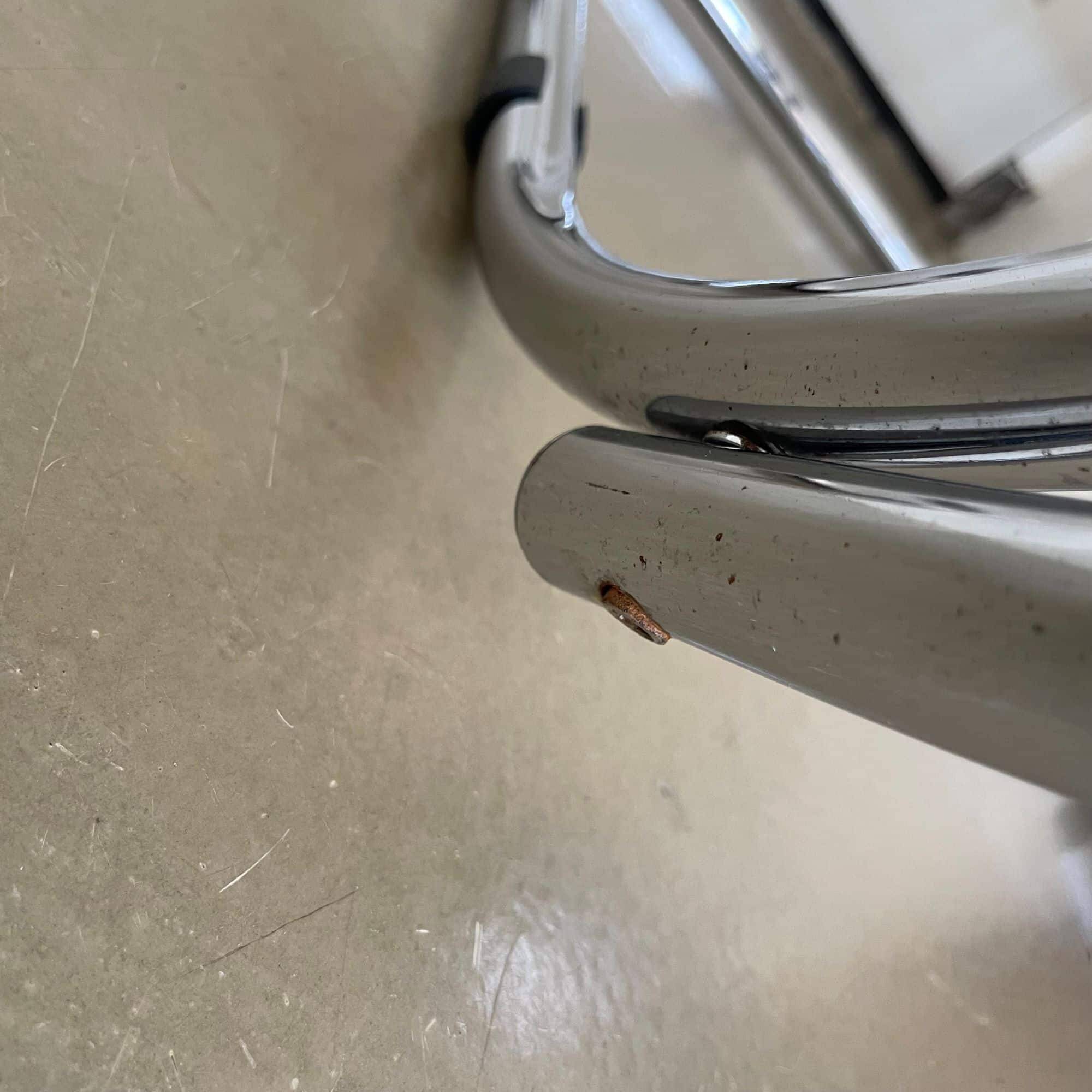 MR20 cantilever chairs, Mies van der Rohe, Fasem, 1970s