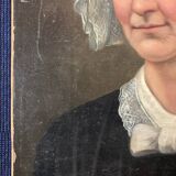 Old oil portrait