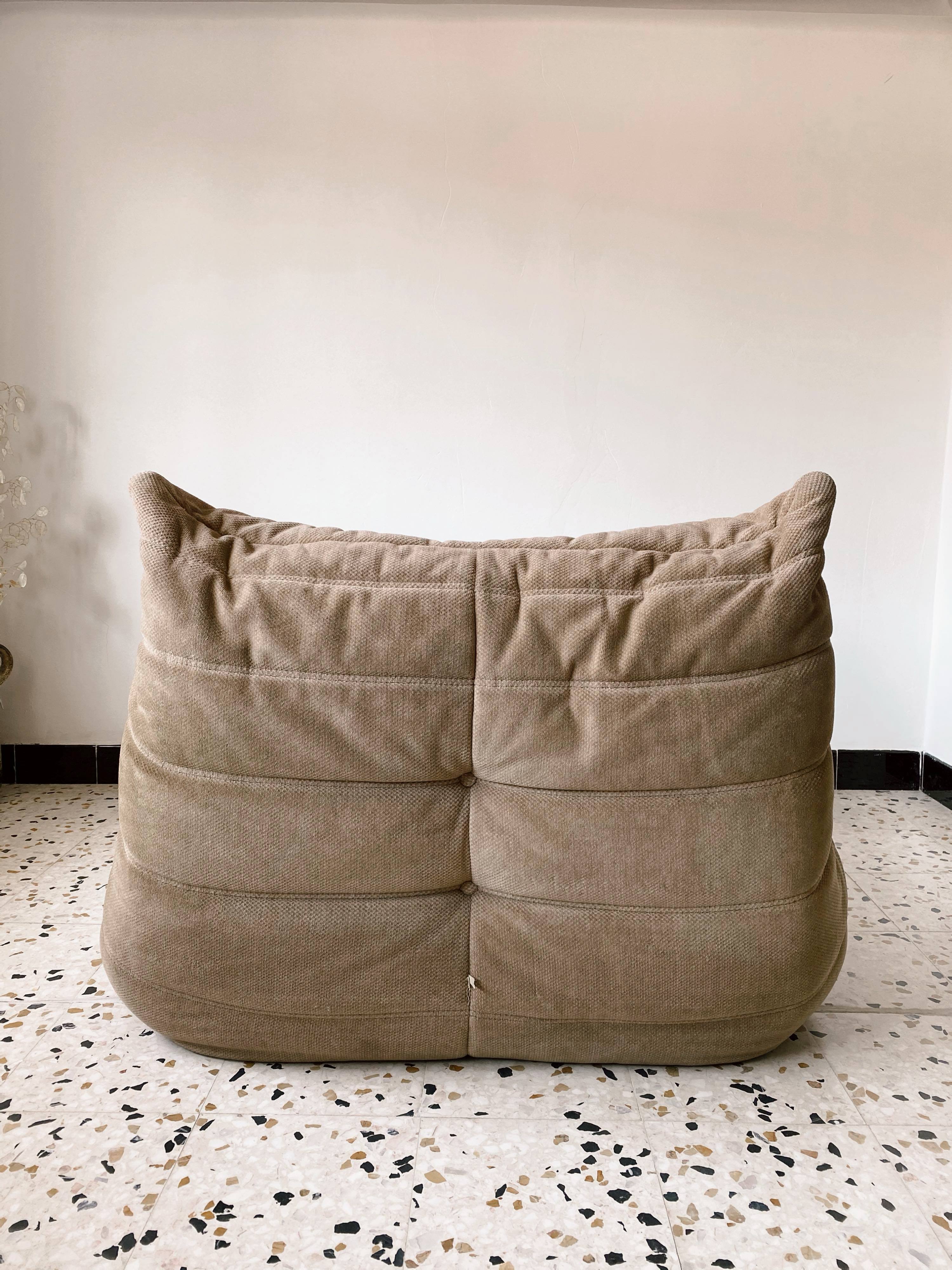 Chair and ottoman Togo by Michel Ducaroy for Ligne Roset