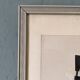 Mid-century modern swedish "The royal guard" vintage figurative watercolor & gouache painting
