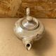 Antique teapot vallauris la roue ceramic beige vintage #b276