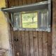 Wooden wall coat rack 4 pateres