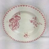 Plat creux ancien Sarreguemines modèle Vega
