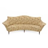 Mid-Century Modern Italian Sofa and Two Armchairs, Manta model, 1950s