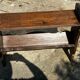 Petit porte-revues / meuble d’appoint en chêne foncé fin 19 e siècle