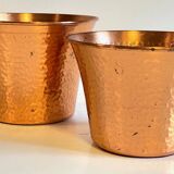 Pair of copper plants 1960s