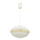 Czechoslovak Opaline Glass and Gold Pendant Light, 1970s