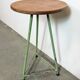 Green Industrial Workshop Stool, 1960s